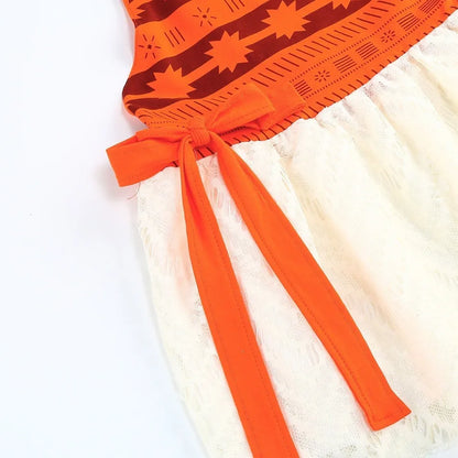 2026 Baby Girls Moana Halter Dress Role Playing Princess Dress Summer Clothing Hawaii Toddler Vaiana Cute Mini Sundress 1-6Y