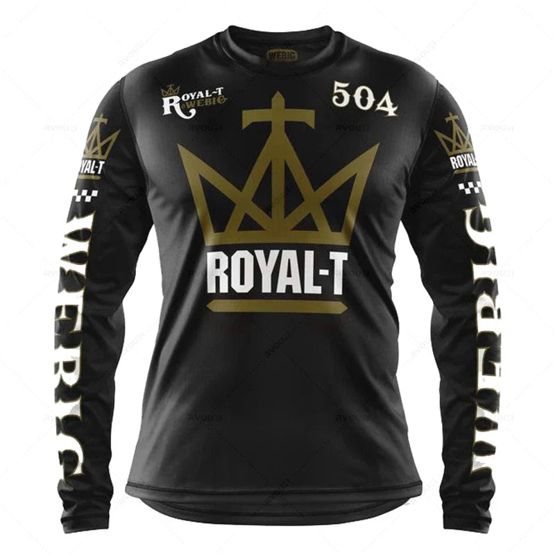 Camping Motorcycle Mountain Bike Team Downhill MTB Jersey Offroad Bicycle Locomotive Shirt Cross Country Fishing Hunting Clothes