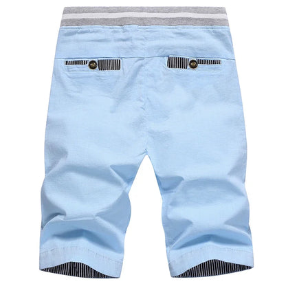 Newest Men Cotton Fashion Men Short Summer Casual Shorts Linen Mens Shorts Bermuda Beach Short Plus Size 4XL Joggers Male Hot
