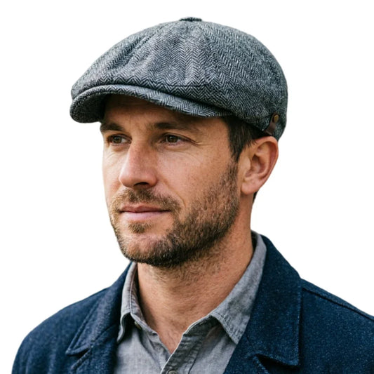 Unisex Newsboy Caps Retro Peaky Blinders Hat Wild Octagonal Cap English Style for Men Women