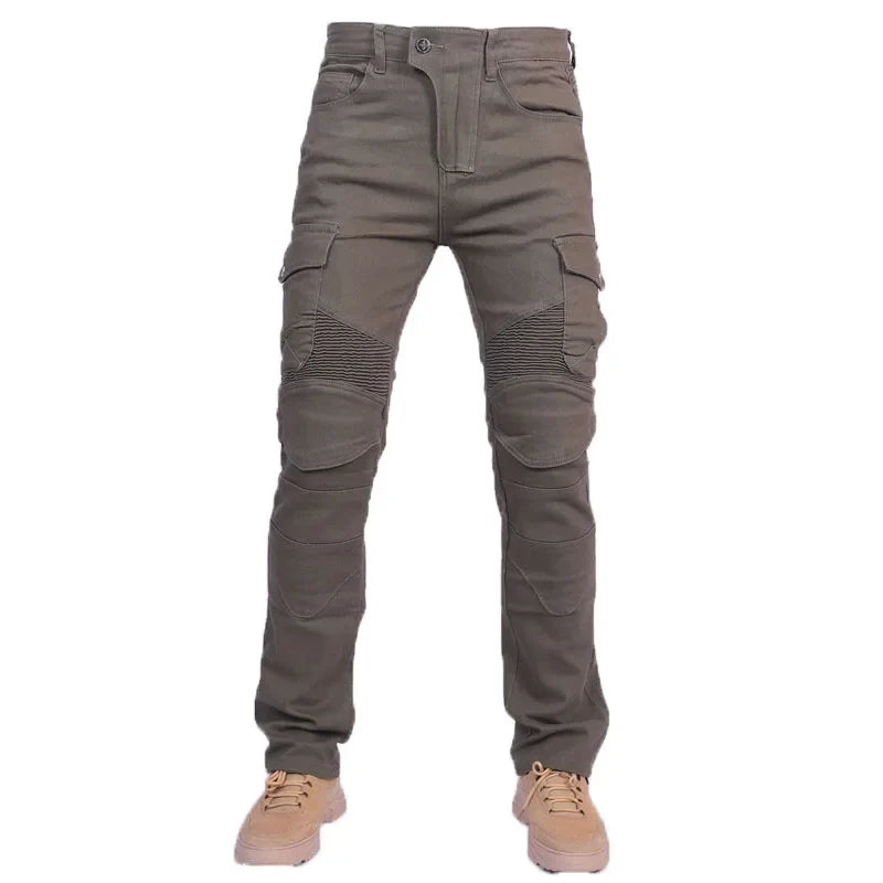 Motorcycle Jeans Pantalones Motocicleta Hombre Featherbed Jeans Standard Version Car Ride Trousers Pant Summer Riding