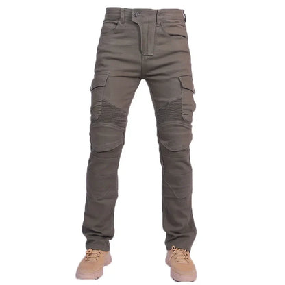 Motorcycle Jeans Pantalones Motocicleta Hombre Featherbed Jeans Standard Version Car Ride Trousers Pant Summer Riding