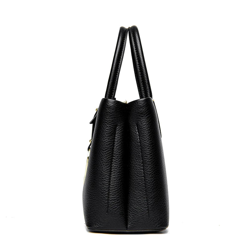 Solid Color pu leather Zipper Sweet Ladies Tote Bags on Sale 2025 High Quality Large Capacity Concise Shoulder Bags for Women