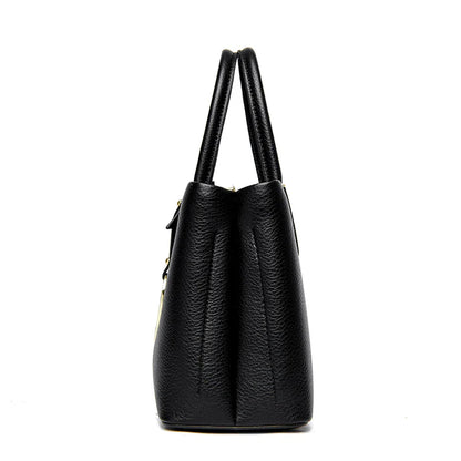 Solid Color pu leather Zipper Sweet Ladies Tote Bags on Sale 2025 High Quality Large Capacity Concise Shoulder Bags for Women