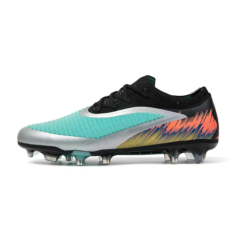 High Quality Mens Football Boots Boys FG/TF Training Studded Fast Soccer Cleats Pro Non Slip Football Shoes for Man 35-45