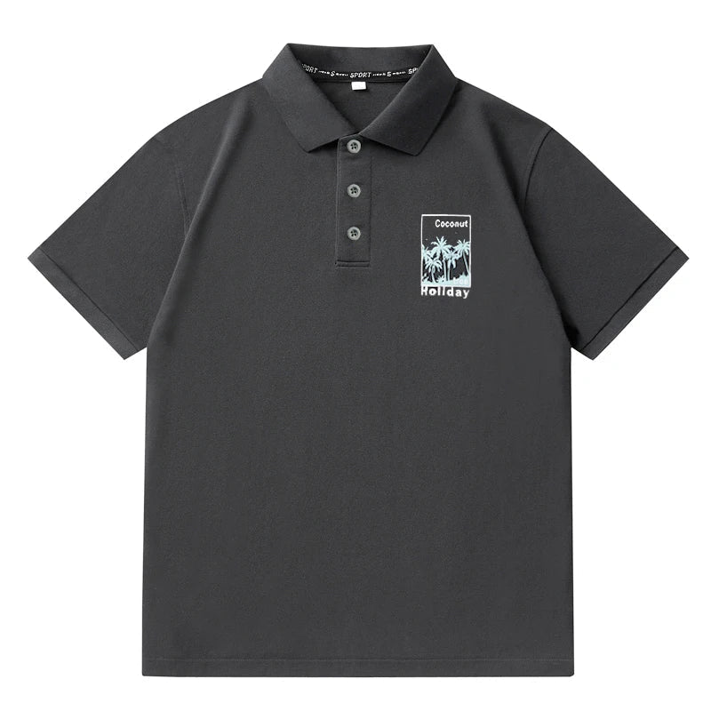 Summer Polo Shirt Men Plus Size 110-180KG Casual Work T-Shirts Quick Dry Short Sleeve Golf Shirt High Quality Fat Male Clothing