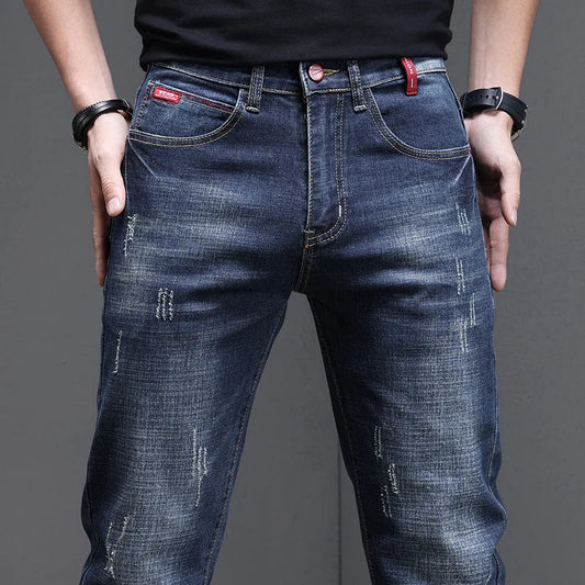 2026 Men's Slim Casual Street Classic Skinny Jeans Pencil Jeans Trendyy Stretch Style Comfortable Casual Fashion Versatile