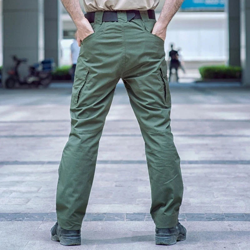 Plus Size 6XL Mens Tactical Pants Multiple Pocket Elasticity Military Urban Commuter Tacitcal Trousers Men Slim Fat Cargo Pants