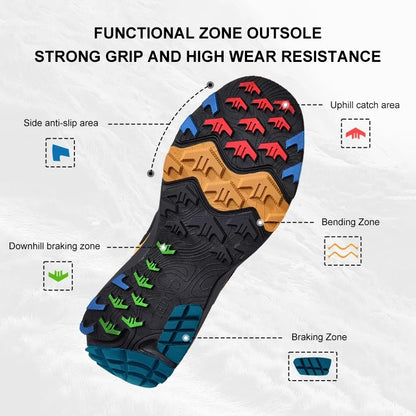 Hiking Shoes Breathable Mesh Casual Sports Shoes for Men Trekking Shoes Anti-slip and Shock Absorption 2025 New