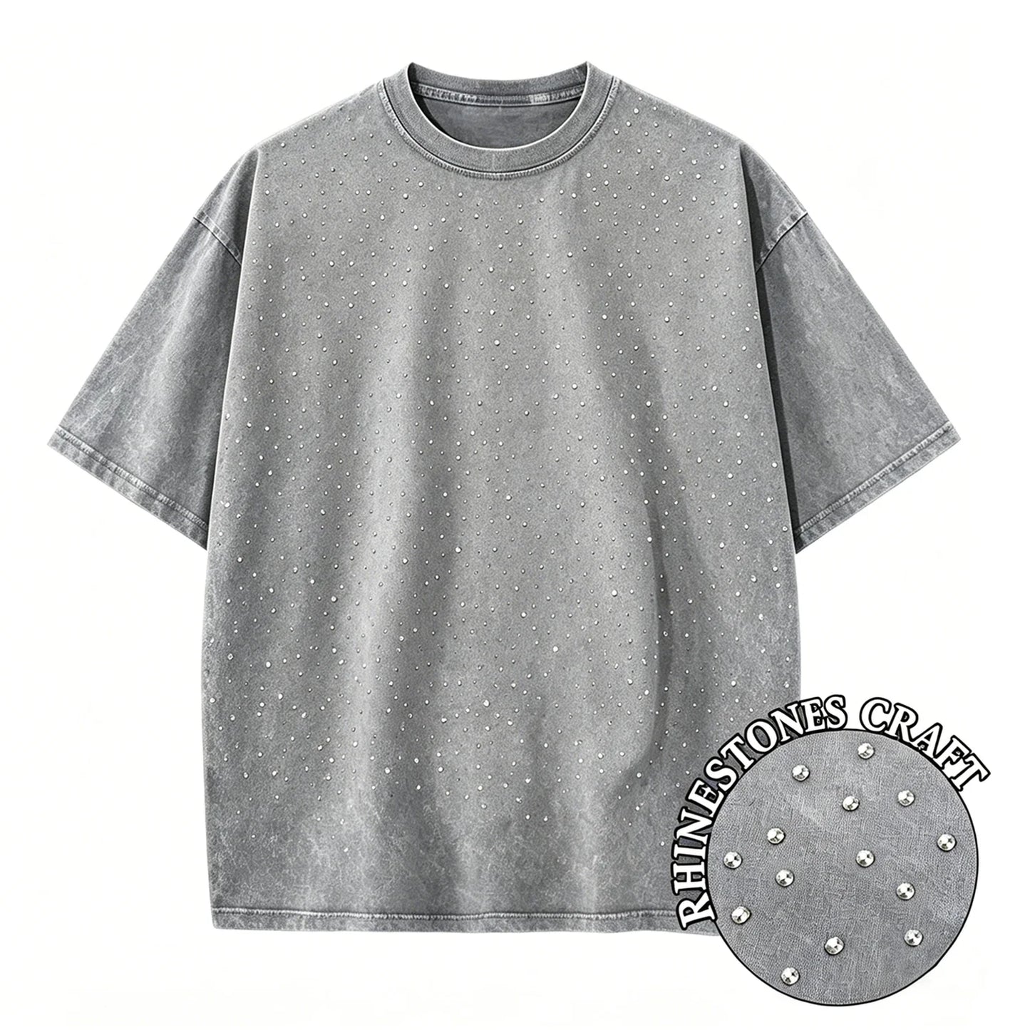 Men's Women Washed Vintage T-Shirts Street Hip Hop Retro Punk T Shirt Harajuku Casual Cotton Short Sleeve Couple TShirts Tees