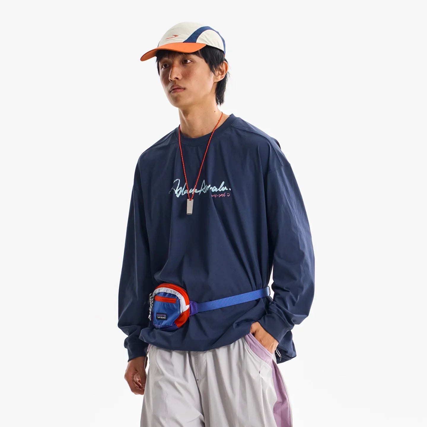 Unisex Athletic Long Sleeve Tee - Quick Dry Breathable Shirt for Outdoor Leisure & Urban Adventure Loose Men's Top