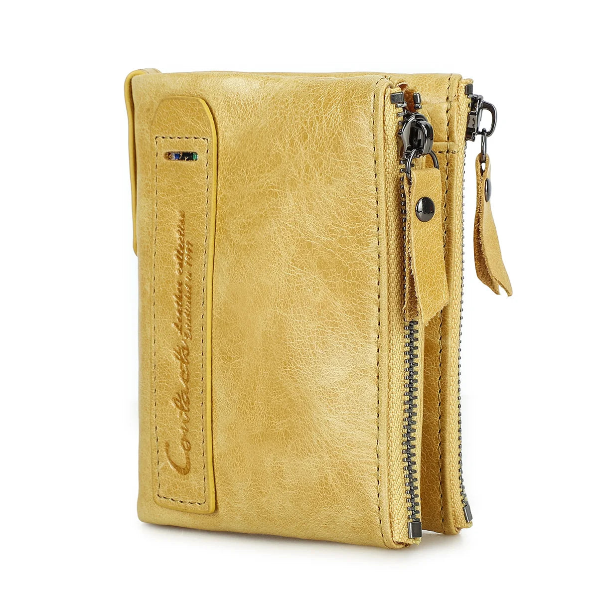 Fashion Genuine Leather Women Wallet Bifold Card Holder Coin Purse Small Women's Purse Money Clip Men Pocket Wallets