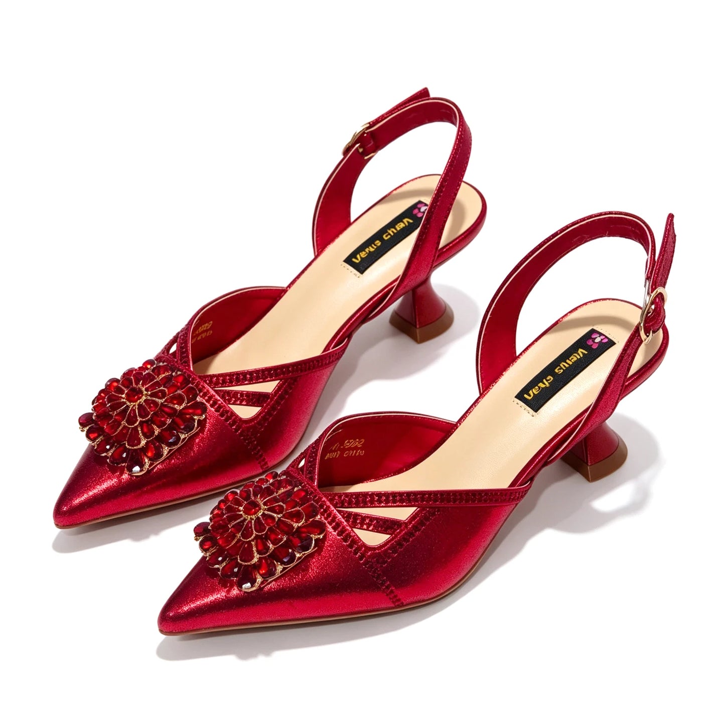 2025 Newst Italian Butter-fly Design Party Wedding Pointed Toe Slingback Sandals with Bag Set in Blue Color