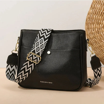 100% cowhide brand shoulder Bag Large capacity For luxury designer handbag women Handbags leather single shoulder straddle bag