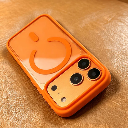 Luxury Candy Bumper Shockproof Phone Cases For iPhone 17 16 15 14 13 Pro Max 17Pro 16Pro For Magsafe Magnetic Clear Back Cover
