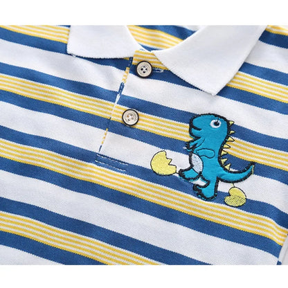 New Summer Baby Girls Clothes Suit Children Boys Striped T-Shirt Shorts 2Pcs/Sets Toddler Casual Cotton Costume Kids Tracksuits
