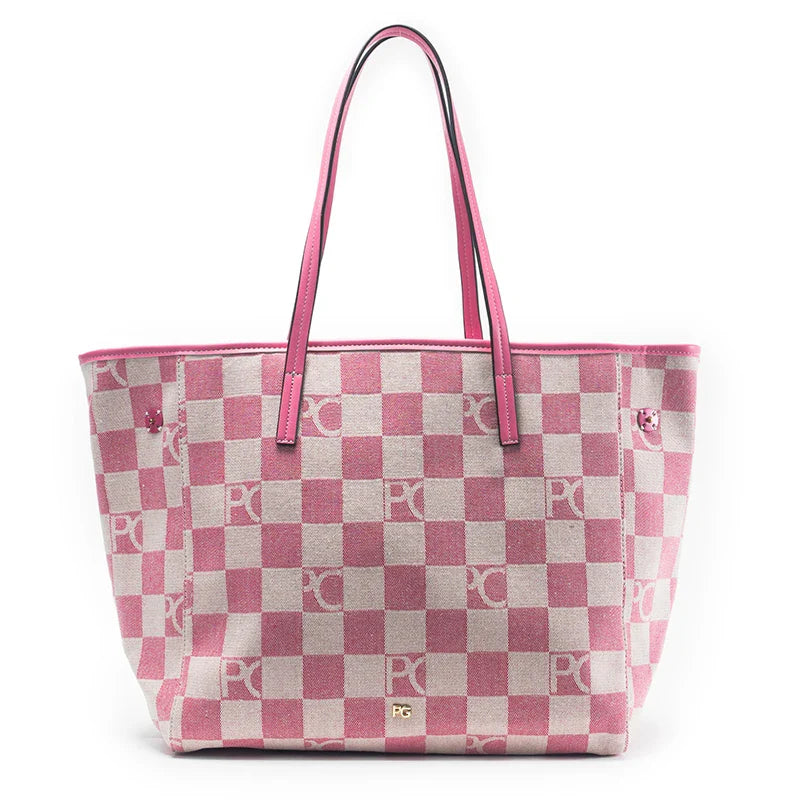 Women Shoulder Bag Retro Chessboard Design High End Versatile, Large Capacity Daily Travel Simple Practical Atmospheric Items
