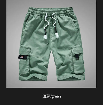Mens Summer New Trendy Brand Five Point Cropped Pants High Quality Cargo Shorts Mens Plus Size Sports Casual Fashion Shorts