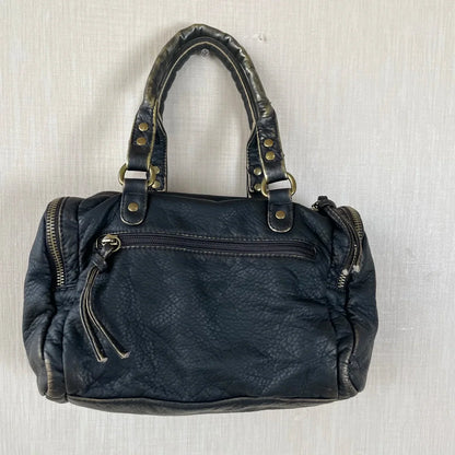 Vintage Women Handbags Small Satchel Top-handle Boston Bag PU Shoulder Bag Fashion Dumpling Pack Multi-pockets Shoulder Bags