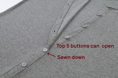 AS SS26 summer loose style button dress comfortable ribbing fabric dress o-neck lady clothes