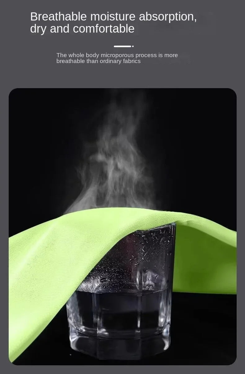 Trendy, simple, sunscreen, breathable, quick drying clothes, long sleeved men's tight fitting clothes, running training, sports,