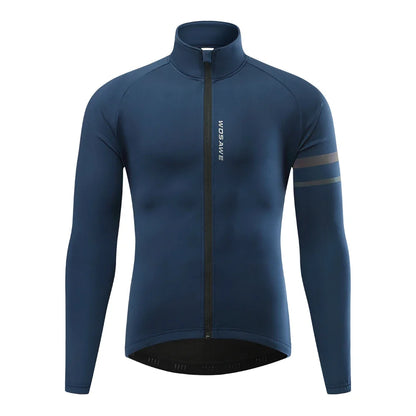 Winter Men's Cycling Jacket Waterproof Windproof Thermal Fleece Bike Jersey MTB Road Cycling Snowboarding Ski Jacket Coat