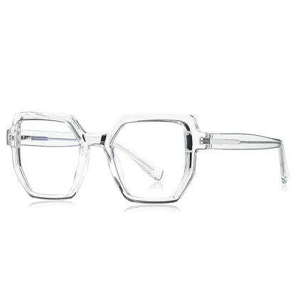 Oversise Women Myopia Prescription Glasses Hyperopia Reading Glasses Anti Blue Light Optical Eyeglasses Frame PFD2143