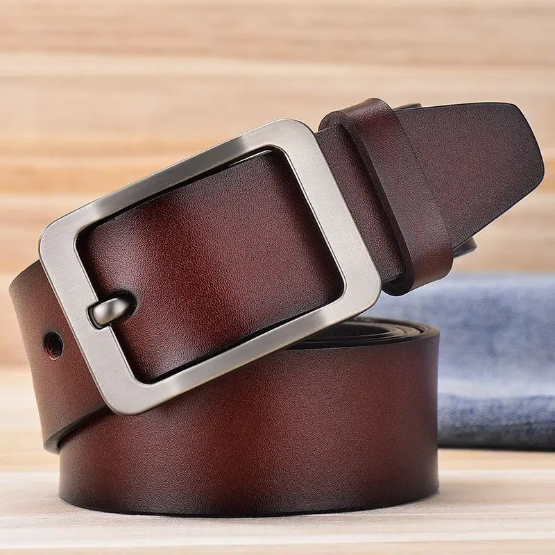Belt Men's Needle Buckle Pants Belt Middle-Aged Youth Formal Wear Business Retro Casual Simple Versatile Jeans Belt