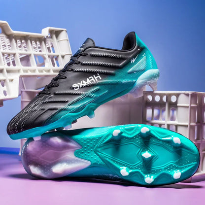 Double Star 2026 New Football Shoes, AG Long Stud for Kids, Primary Students, Teenagers and Adults, Professional Match & Trainin