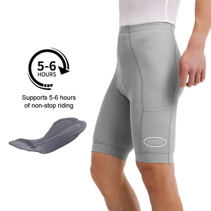 Pro Summer Men's Cycling Shorts Bicycle Pants Shock-absorbing Cycling Clothing Mountain Road Bike Tousers With Pocket