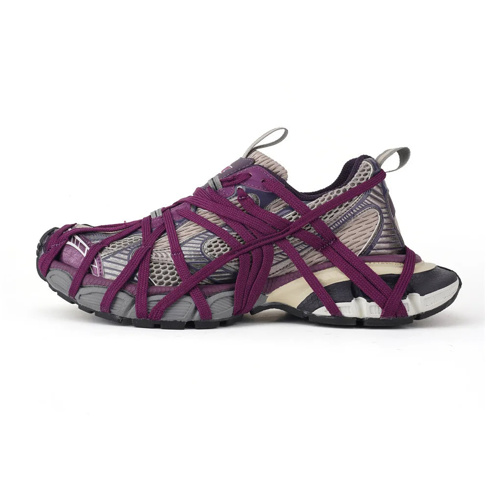 Thick Soled Shoes for Men and Women Size36-45 Paris 3Xl Dad Shoes Height Increasing Breathable Chunky Shoes Casual Sports Shoes