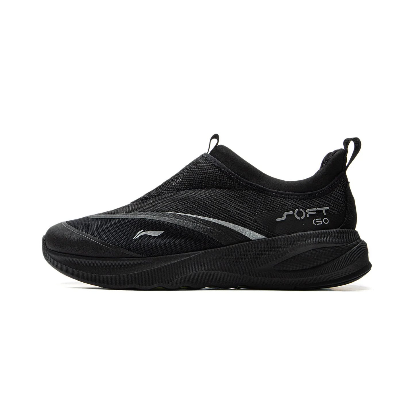 Men's SOFT GO 2 Walking Shoes COMFOAM Slip-on Soft Thick Heel LiNing Comfortable Wearable Sports Casual Shoes AGLV005