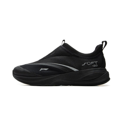 Men's SOFT GO 2 Walking Shoes COMFOAM Slip-on Soft Thick Heel LiNing Comfortable Wearable Sports Casual Shoes AGLV005