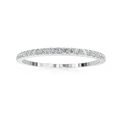 Stretch Rope Moissanite Tennis Bracelet for Women Man 2.5/3.mm Brilliant Cut 925 Sterling Silver Hand Chain Party Jewelry Gifts