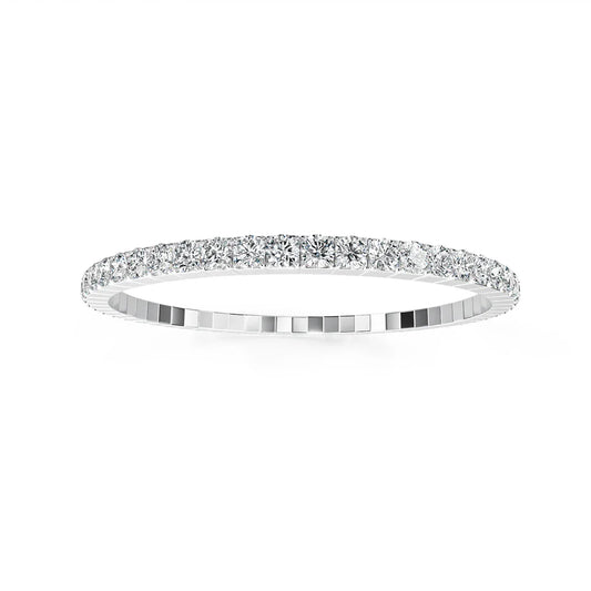 Bracelet de tennis extensible en moissanite pour femme/homme 2,5/3 mm, coupe brillante, en argent sterling 925, chaîne de main, bijoux de soirée, cadeaux