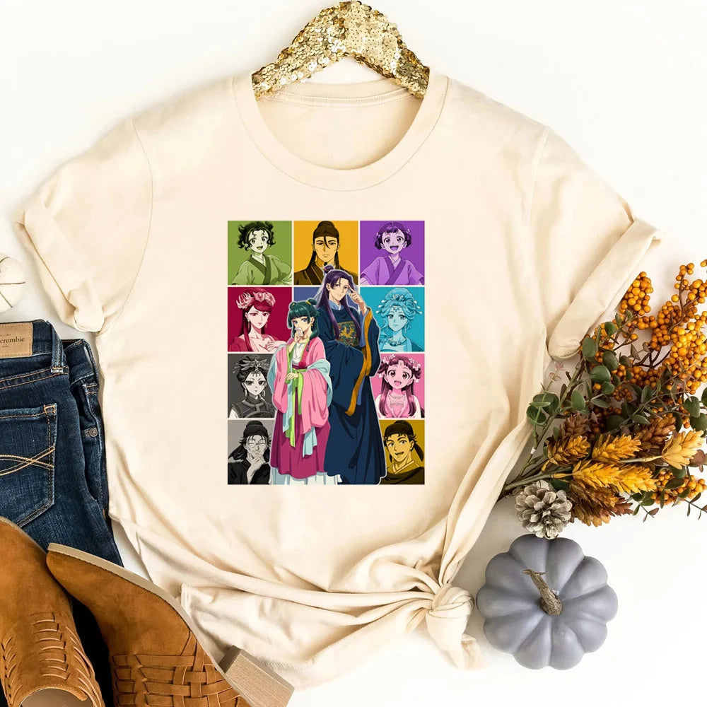 Apothecary Diaries tshirt female korean fashion japanese cheap aesthetic vintage t shirt goth 2000s baddie meme scene