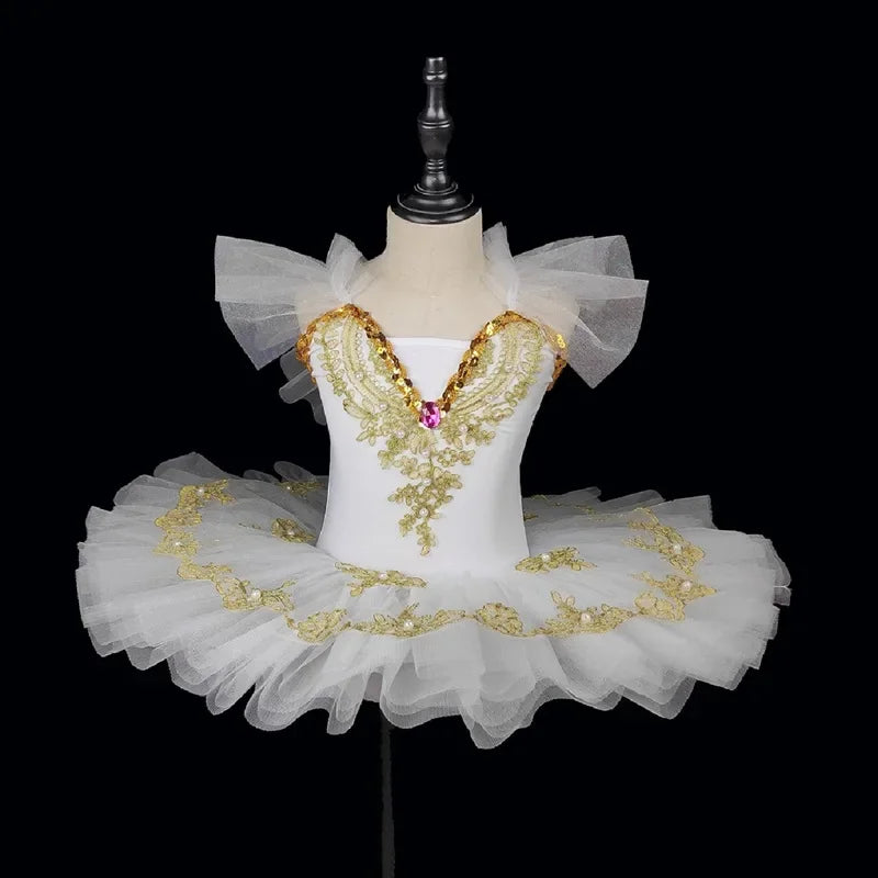 Summer Toddler Girl Ballet Dress Elegant Vestidos Kids Outfit Stage Children's Dance Costume Baby Tutu Dresses Girls Clothes