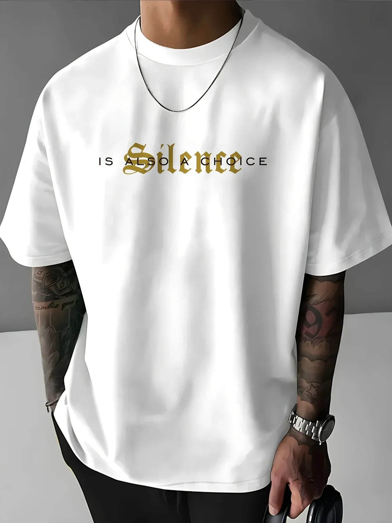 Personalized Dark Letter Print 100% Cotton Men Woment T-shirt Summer Autumn Daily Outdoor Sports Party Casual Loose Short Sleeve