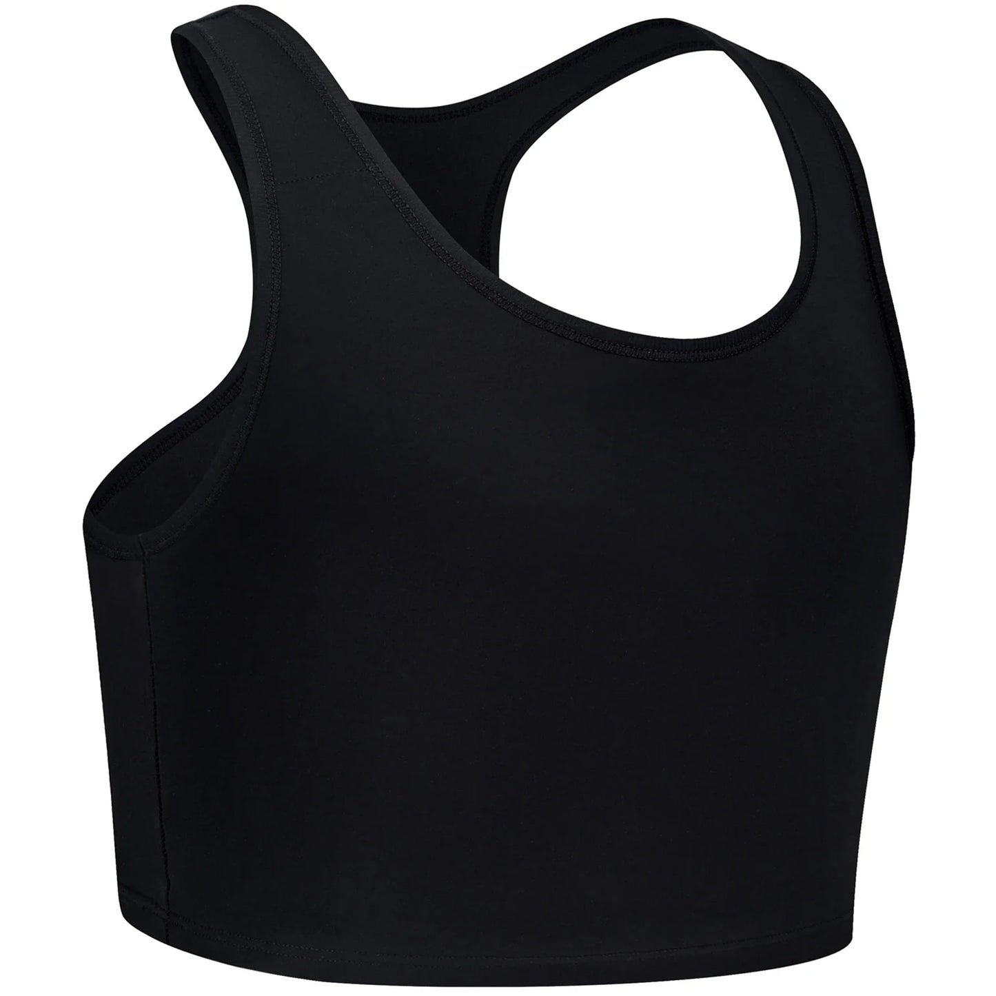 Transgender FTM Breathable Half Chest Binder Tank Top