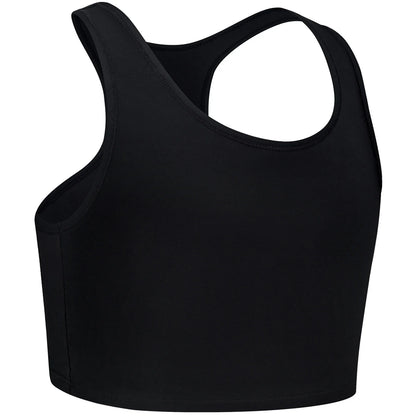 Transgender FTM Breathable Half Chest Binder Tank Top