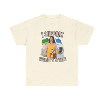 Men I Support Women's Sports T Shirt Unisex Women Oversize Tee Streetwear Casual Short Sleeve Funny Sarcastic Humor Gen Z Humor
