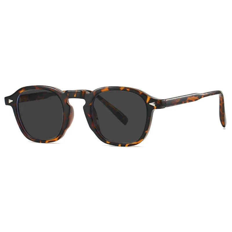High Quality Fashion Oval Small Frame Myopia Sunglasses for Men Women Optical Prescription Gray Sunglasses Anti UV400