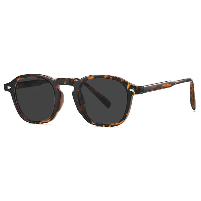 High Quality Fashion Oval Small Frame Myopia Sunglasses for Men Women Optical Prescription Gray Sunglasses Anti UV400