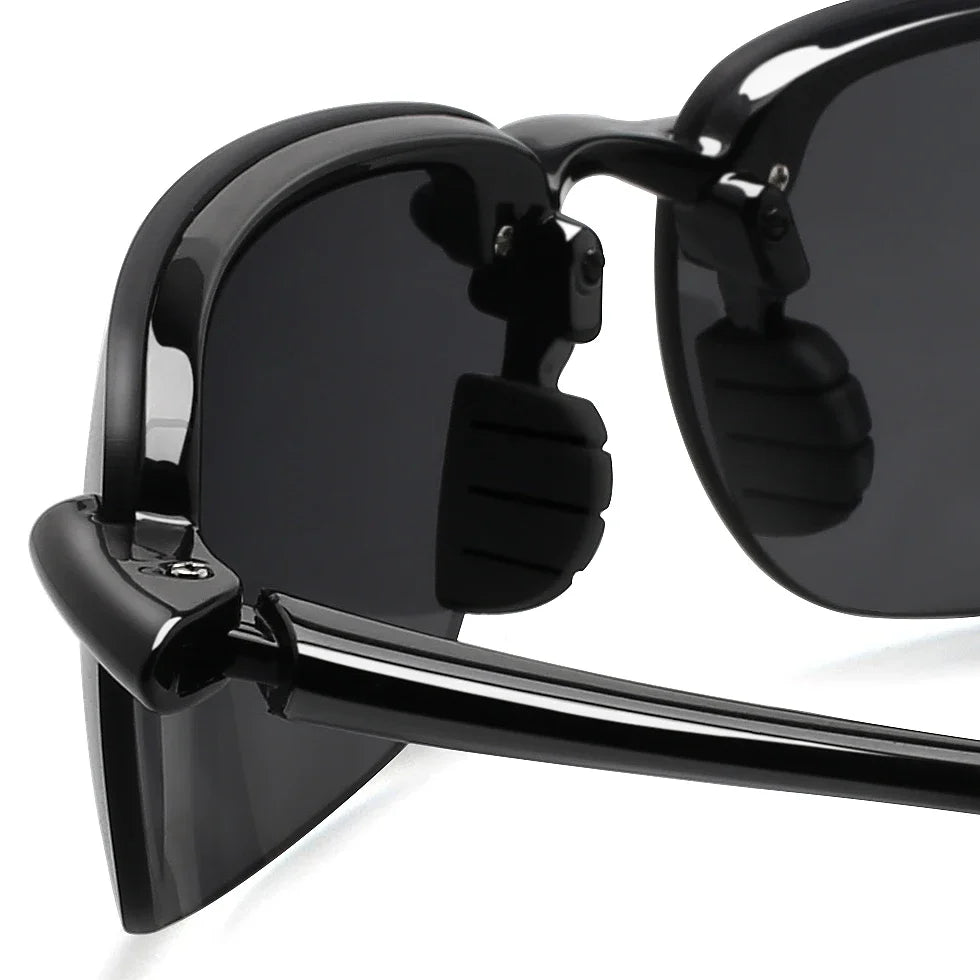 Unisex Sports Sunglasses UV400 Rimless Ultralight Frame for Cycling Driving Running - MJ8001