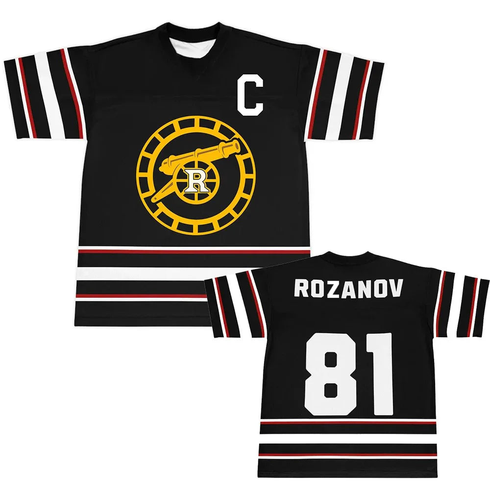 Llya Rozanov 81Bos Raiders Tee TV Heated Rivalry Graphic 3D Print T-shirt Short Sleeve Cotton Male Tshirts Unisex Streetwear Top