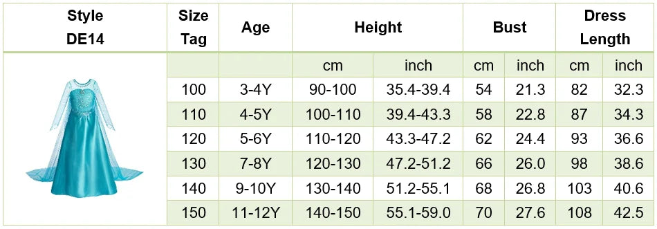 2026 Kid Elsa Anna Costume Girl Birthday Floral Dress Children Snow Queen Performance Fantasy Princess Evening Halloween Costume
