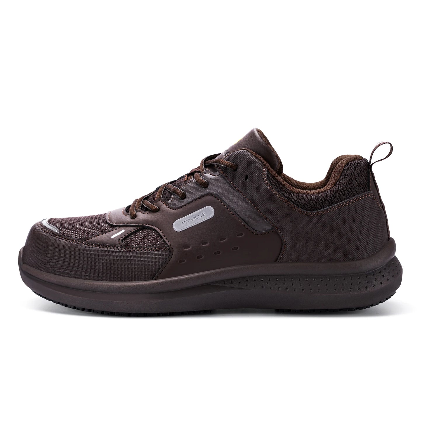 Men's Extra Wide Work Shoes Casual Shoes Anti-Slip Sturdy Toe Breathable For Male Swollen Feet Arch Support Pain Relief