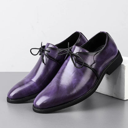 New Men's Solid-Color Belt Casual Shoe Are Comfortable And Classic Business Office Fair Dress Shoe Are Fashionable Wedding Shoes