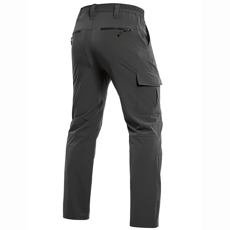 Men’s Lightweight Hiking Pants Quick Dry Water Resistant Tactical Work Outdoor Fishing Cargo Trousers