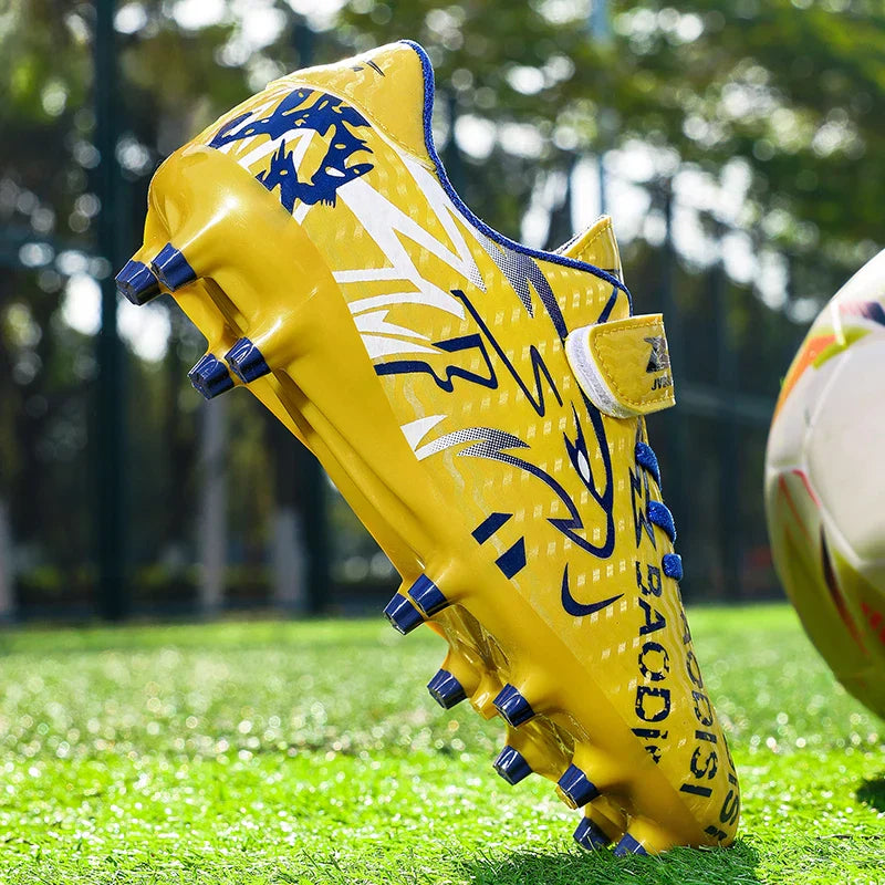 New Men Kids Soccer Shoes Non-Slip Football Boots Ultralight Cleats Match Grass Boys Professional Training Shoes Drop Shipping